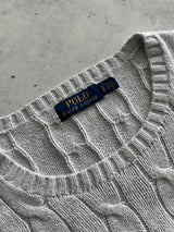 Ralph Lauren Crewneck Cable Knit Jumper (L)