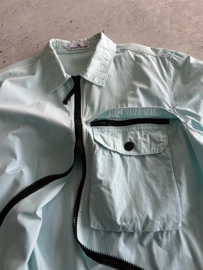 AW/20 Stone Island Zip Up Overshirt (XXL)