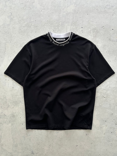 T-shirt lourd Acne Studios Extorr à logo côtelé (M)
