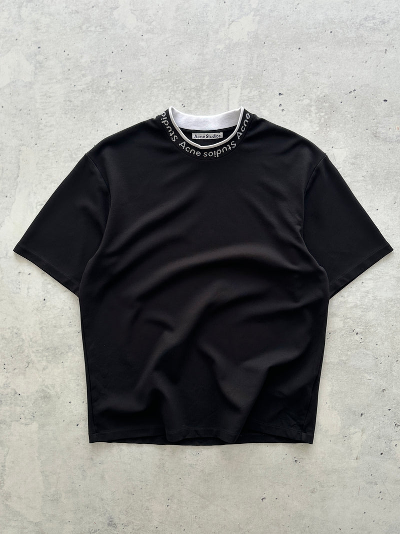 Acne Studios Extorr Logo Rib Heavyweight T Shirt (M)