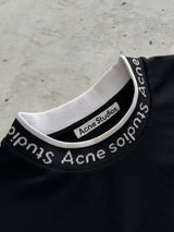 Acne Studios Extorr Logo Rib Heavyweight T Shirt (M)