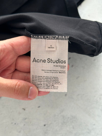 T-shirt lourd Acne Studios Extorr à logo côtelé (M)