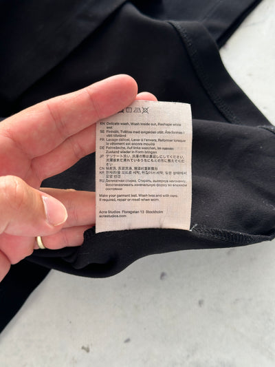 T-shirt lourd Acne Studios Extorr à logo côtelé (M)