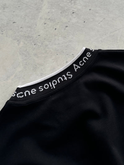 T-shirt lourd Acne Studios Extorr à logo côtelé (M)
