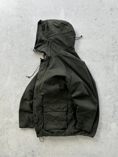 Barbour Fenton Waxed Parka Jacket (XL)