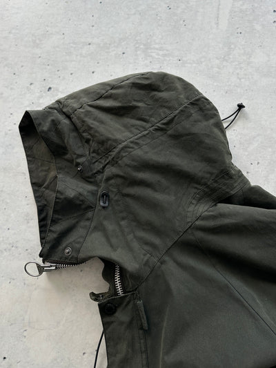 Barbour Fenton Waxed Parka Jacket (XL)