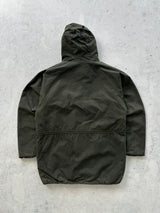 Barbour Fenton Waxed Parka Jacket (XL)
