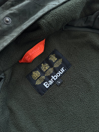 Barbour Fenton Waxed Parka Jacket (XL)