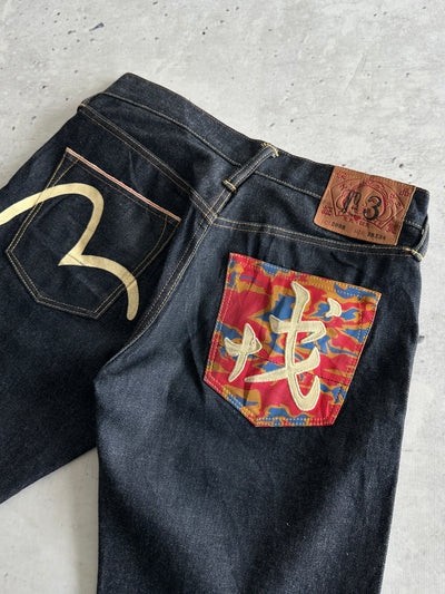 Evisu Gull Wing Camo Denim Jeans (W29 x L29)