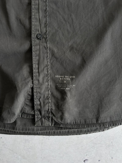 Stone Island Denims Button Up Long Sleeve Shirt (XL)