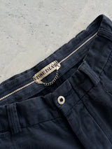 90's Stone Island Brushed Cotton Pleated Trousers (W29 x L30)