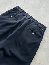 90's Stone Island Brushed Cotton Pleated Trousers (W29 x L30)