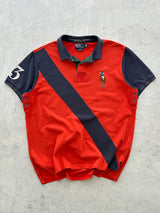 Ralph Lauren Big Logo Stripe Polo Shirt (XL)