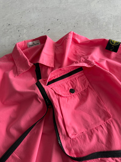 AW/20 Stone Island Zip Up Overshirt (XL)