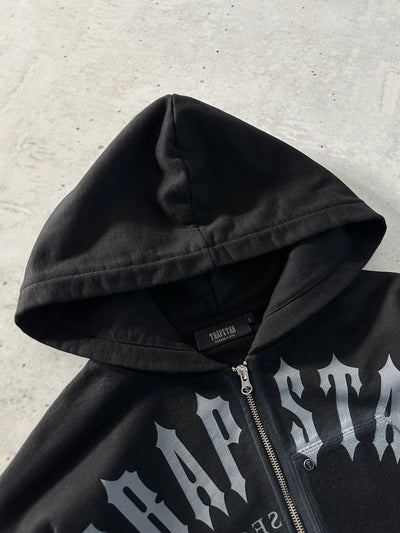 Trapstar London Irongate Rivet 2.0 Heavyweight Zip Up Hoodie (S)