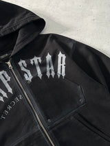 Trapstar London Irongate Rivet 2.0 Heavyweight Zip Up Hoodie (S)
