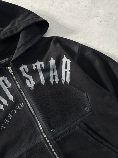 Trapstar London Irongate Rivet 2.0 Heavyweight Zip Up Hoodie (S)