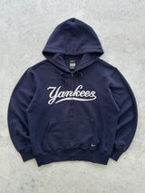 Nike NY Yankees Spell Out Zip Up Hoodie (M)