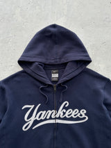 Nike NY Yankees Spell Out Zip Up Hoodie (M)