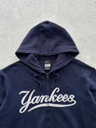 Nike NY Yankees Spell Out Zip Up Hoodie (M)