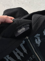 Trapstar London Irongate Rivet 2.0 Heavyweight Zip Up Hoodie (S)