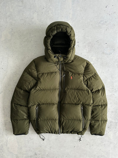 Ralph Lauren Down Fill Zip Up Puffer Jacket (S)