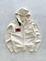 00's Evisu Fleece Lined Heavyweight Zip Up Hoodie (L)
