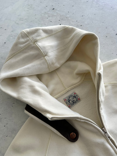 00's Evisu Fleece Lined Heavyweight Zip Up Hoodie (L)
