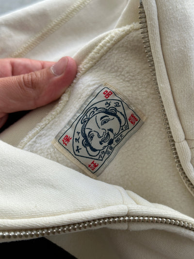 00's Evisu Fleece Lined Heavyweight Zip Up Hoodie (L)