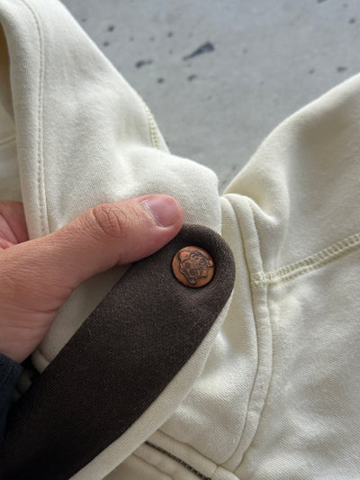 00's Evisu Fleece Lined Heavyweight Zip Up Hoodie (L)
