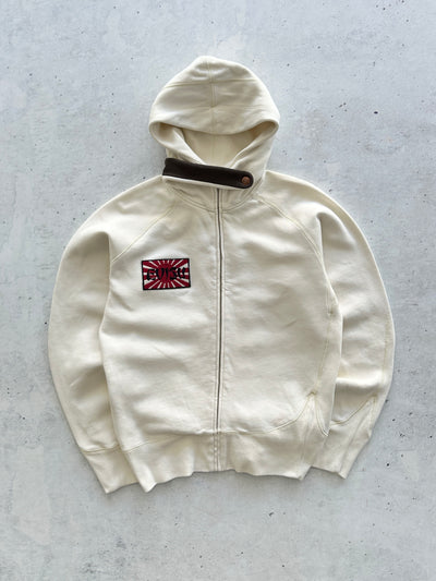 00's Evisu Fleece Lined Heavyweight Zip Up Hoodie (L)