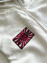00's Evisu Fleece Lined Heavyweight Zip Up Hoodie (L)