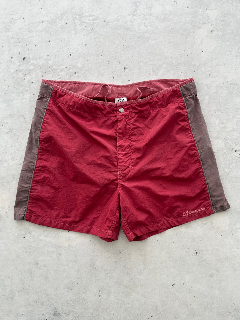 SS/05 CP Company embroidered Spell Out Swim Shorts (M/L)