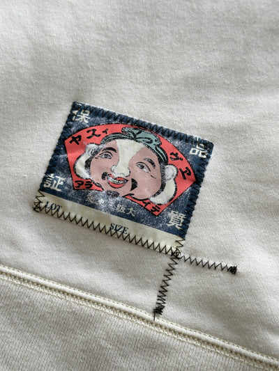 00's Evisu Fleece Lined Heavyweight Zip Up Hoodie (L)