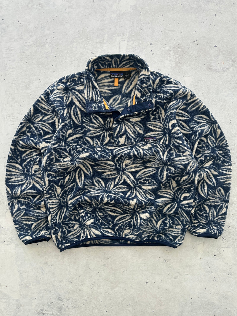 2004 Patagonia Synchilla Patterned tropical Pullover Fleece (M)