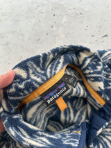 2004 Patagonia Synchilla Patterned tropical Pullover Fleece (M)