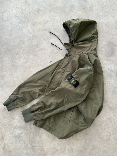 SS/21 Stone Island Micro Reps Zip Up Jacket (S)