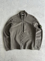 AW/07 Stone Island Heavyweight Zip Up Sweatshirt (L)