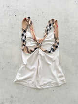 Burberry Nova Check Vest Top (Women's S/M)