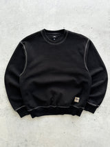 Stussy Contrast Stitch heavyweight Crewneck Sweatshirt (L)