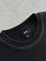 Stussy Contrast Stitch heavyweight Crewneck Sweatshirt (L)