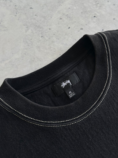 Stussy Contrast Stitch heavyweight Crewneck Sweatshirt (L)