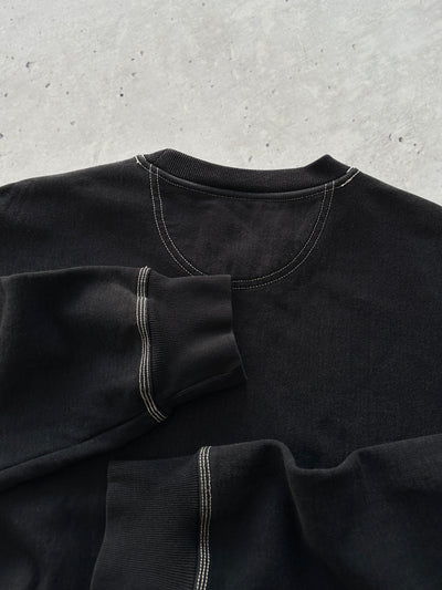 Stussy Contrast Stitch heavyweight Crewneck Sweatshirt (L)