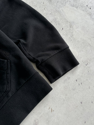 AW/15 Stone Island Patch Logo Heavyweight Zip Up Hoodie (L)