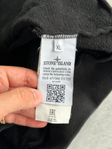AW/15 Stone Island Patch Logo Heavyweight Zip Up Hoodie (L)