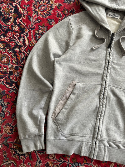 SS/13 Stone Island Patch Logo Zip Up Hoodie (M)