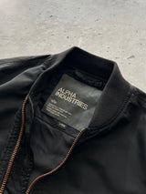 Alpha Industries Zip Up Bomber Jacket (L)