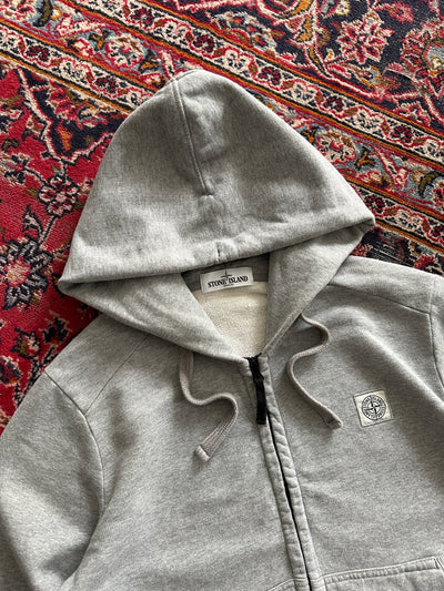 SS/13 Stone Island Patch Logo Zip Up Hoodie (M)