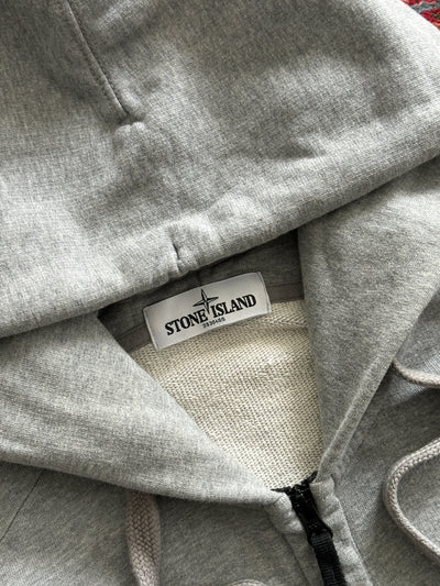 SS/13 Stone Island Patch Logo Zip Up Hoodie (M)