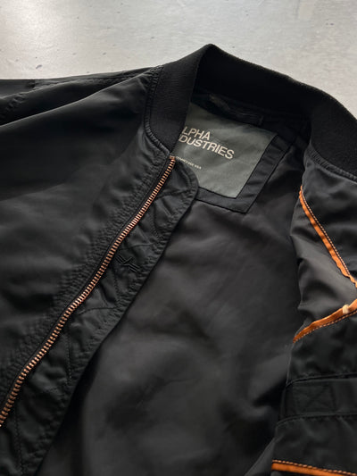 Alpha Industries Zip Up Bomber Jacket (L)